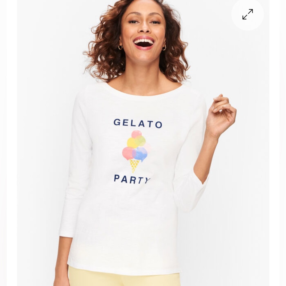 Ready for summer? White Long Sleeve Top